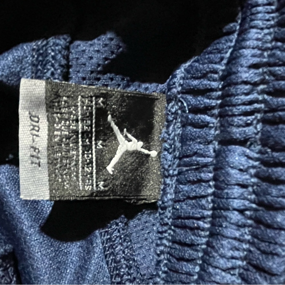 AIR JORDAN DRI-FIT ATHLETIC SHORTS YOUTH M 10-12 NAVY/GRAY STREETWEAR BASKETALL - Picture 8 of 8